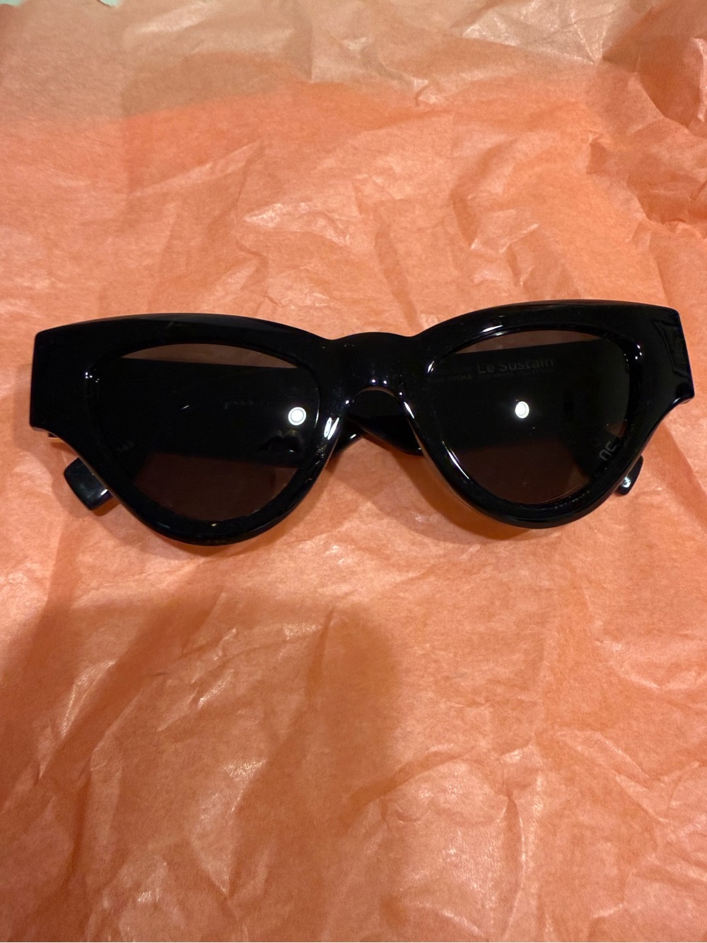 Le Specs Black Cat-Eye Women's Sunglasses